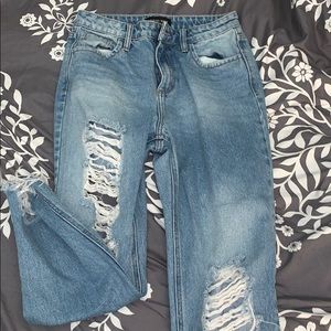 Fashion Nova Highwaisted Ripped Jeans